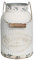 Yoillione Jarrón Decorativo Moderno, Jarrón de Metal Vintage Blanco para Flores Artificiales o Secas, Florero Francés con Asa