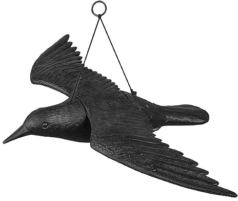 Taubenabwehr Vogelabwehr Krähe Raben fliegend Attrappe Taubenschreck Vogelschreck Vogelabwehr Vogelscheuche Tauben vertreiben