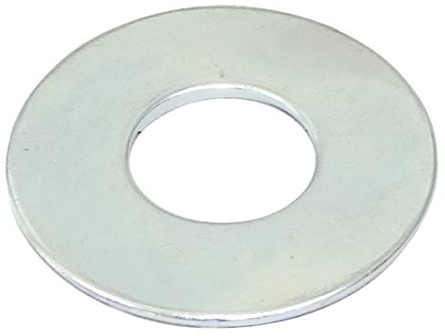 AERZETIX - C44423 - Set di 20 Rondelle piatte larghe M10x25mm - spessore 1mm - DIN9021 - in acciaio zincato - colore argento - montaggio bullone vite dado serraggio tenuta fissaggio
