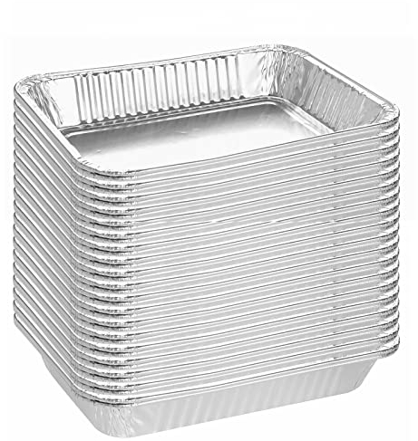 Firsgrill 32-Pack 8.5X6 Catch Grease Small Drip Pan Liners Compatible with Most of Grills Catch Grease Tray