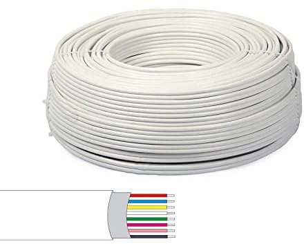 Setik - Matassa 100 metri cavo allarme schermato 8 fili 8x0 22 per impianto e sistemi di sicurezza - 100MTA8X22SC