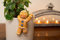 Pot Buddies Support pour pot de fleurs Bonhomme en pain d'épices