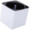 Perfeclan Self Watering Planter Houseplant Flower Pot Windowsill Planter Trough for Garden House Plants, Aloe, and More (5inch White with Water Level Indicator)