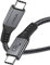 Câble USB4 240 W pour Thunderbolt [2 m], câble XAOSUN USB 4 de type C avec transfert de données 40 Gbit/s [certifié USB-IF], écran simple 8K et double 4K, compatible avec Thunderbolt 3, iMac, eGPU,