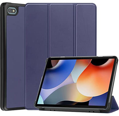 per Blackview Tab 7 PRO And Tab 7(10.1) Custodia - Flip Cover with Support Fonction Custodia Blackview Tab 7 PRO And Tab 7-Navy