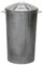 simpa 180L XXL Strong Tough Galvanised Metal Bin & Locking Lid 95cm (H) x 64cm (W) x 52cm (Dia)