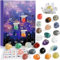 Adventskalender 2025 Kristalle für Kinder, 24 Natürlichen Kristalle Mineralien Edelsteine Weihnachten Countdown Adventskalender, Edelstein Christmas Adventskalender Advent Countdown Calendar Geschenk