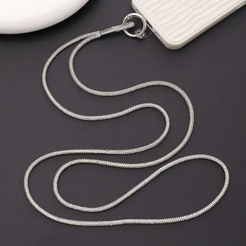 SOREZE Lanière de téléphone en Strass, étui de téléphone à Paillettes, Diamant et Cristal, Ornements Suspendus Anti-Perte, Sangle de chaîne, Accessoires de Porte-clés