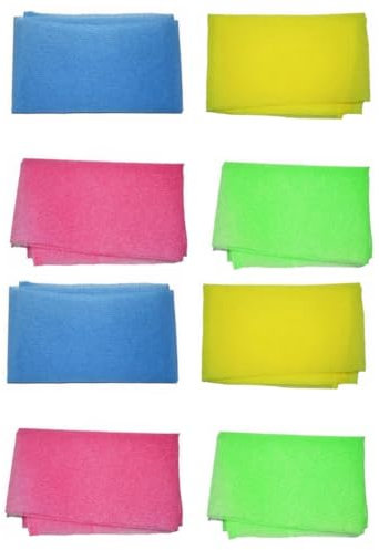 HOMSFOU 8 Stk Snare-Drum-Ständer Handtücher Peeling-Waschlappen Körpertücher zum Duschen Duschtücher Jesus Plüsch Luffa-Tuch Handtuch Badetuch aus Nylon verlängern Wäscher Schal
