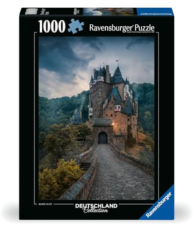 Ravensburger Puzzle 12000626 - Deutschland Collection -Burg Eltz - 1000 Teile Puzzle für Erwachsene und Kinder ab 14 Jahren,