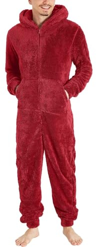 KONG JIMFAN Herren Thermounterwäsche Set Neon Party Outfit Winterbekleidung Herren Weihnachtspullover Blinkend Sport Shirts Für Herren Oberteil Herren Lange Unterwäsche Herren Baumwolle(2-Red,XL)