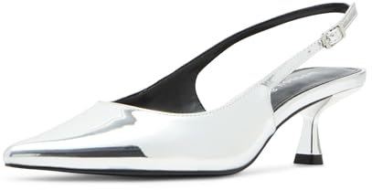 Madden Girl Damen Valerie Pumps, Silber, 39 EU