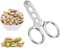 Silver Nuts Pistazien-Schäler-Öffner, Küchenutensilien, Edelstahl, Nussknacker, Multifunktions-Walnusskiefer, Schalenöffner, Nussknacker, Spezialwerkzeuge und Gadgets