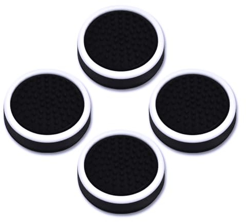 PS Portal Thumb Grips Caps, Silicone Joystick Caps for PlayStation Portal | 4 Pcs Soft Joystick Cover Anti-Scratch & Anti-Slip Thumbstick Caps Analog Stick Cover PS Portal Accessories Black