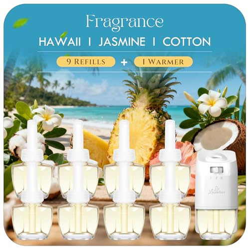 Scent-Hi Plug in Refills 9 Pack, Compatible with Air Wick & Glade