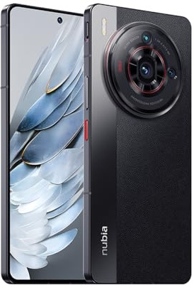 nubia Z50S Pro Cellphone - 5G Unlocked Smartphone, Qualcomm Snapdragon 8 Gen 2 Processor, 120Hz 6.78 AMOLED Display, 80W Fast Charge Android 13 Phone with 5100mAh Battery, 16GB+1TB, Black (Renewed)