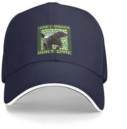 Basecap Honey Badger Don't Care Baseball Cap Kinder Hut Mode Thermovisier Gentleman Hut Hüte Mann Frauen Geschenk