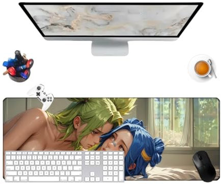 Valorant Neon Pretty Tapis de Souris Clavier Gaming Imperméable 800 x 300 x 3mm et Base en Caoutchouc Antidérapant Surface Texturée