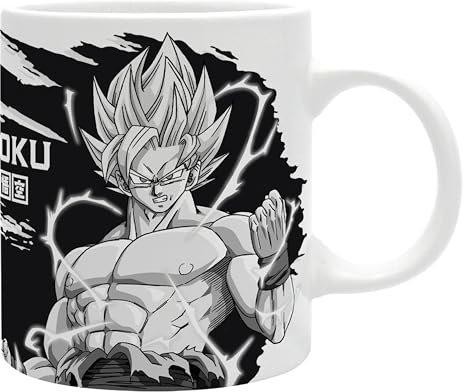 ABYSTYLE DRAGON BALL Z Taza Goku Negro & Blanco