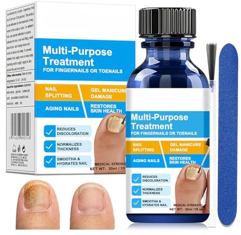 30ml Reparadores de Uñas Solución, Repara y Regenera para Uñas Dañadas,Pueden Calmar y Nutrir Las Uñas, Estaura el Aspecto Natural de Las Uñas