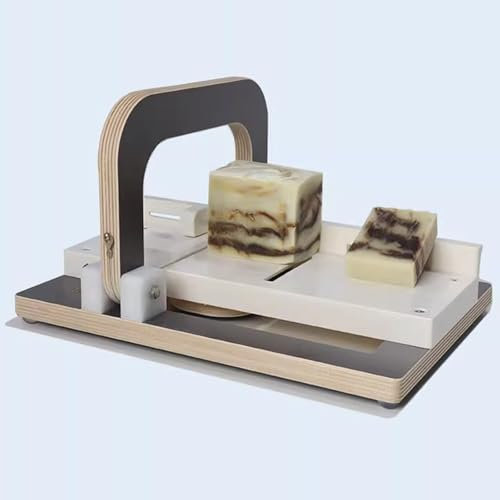 Vituord Coupe-Savon À Fil Unique, Coupe-Savon À Épaisseur Réglable pour La Fabrication Artisanale De Savon, avec Fil en Acier Inoxydable, Raboteuse Et Chanfreineuse