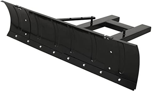 Prato e giardino, rimozione della neve, pale da neve, spazzaneve per carrello elevatore, 150 x 38 cm, nero