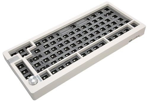 Yctze DIY Hot Swappable 81 Key Mechanical Keyboard Kit with RGB Lights, 5.0, USB C - Customizable for 5Pin 3Pin Switches