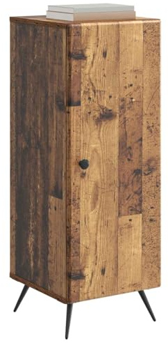 vidaXL Sideboard Altholz 33 x 34,5 x 90 cm Holzwerkstoff, Wohnzimmerschrank, modernes Design, praktische Aufbewahrung, Sideboard, clevere Lösungen für deinen Essbereich
