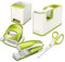 Leitz Wow Schreibtisch Accessoires (Komplett - Set, Weiß ? grün)