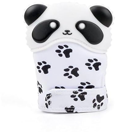 Funky Planet Beißhandschuh für Babys ab 0 Jahren - Beißhandschuh Baby Teething Toy - Raschelnder & Beruhigender Zahnhandschuh für Zahnungshilfe aus Lebensmittelechtem Silikon