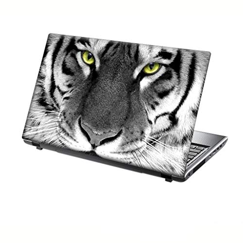 TaylorHe Folie Sticker Skin Vinyl Aufkleber mit bunten Mustern für 13-14 Zoll (34cm x 23,5cm) Laptop Skin Tiger