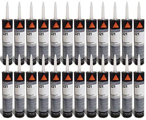 UrMarketOutlet 24X Sika Sikaflex 221 Industrial/Repair Sealant Sealer 300ML/Polyurethane/Gray