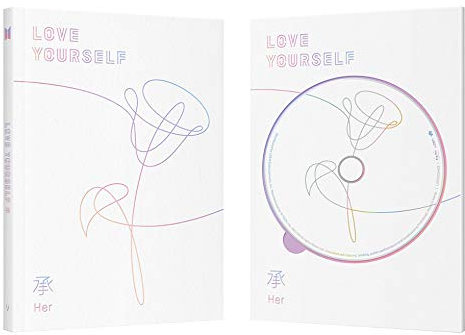 BTS 5th Mini Album Love Yourself 承 'HER' (Incl. One Random Acrylic Photocard) (Ver V)