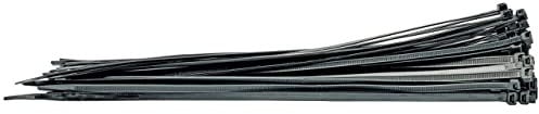 Draper 70408 Nylon-Kabelbinder, 8,8 x 500 mm, Schwarz, 100 Stück