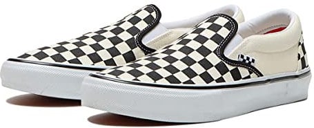 M Skate Slip-on (AUH) (Schachbrett) Schwarz/Off Größe Herren: 10