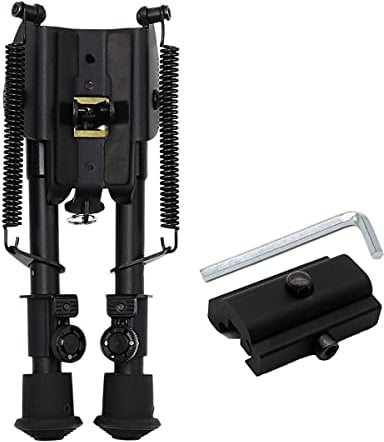 GOODTAC Einstellbare Gewehr Zweibein Taktische Jagd Zweibein enthalten Adapter (6-9 Zoll)
