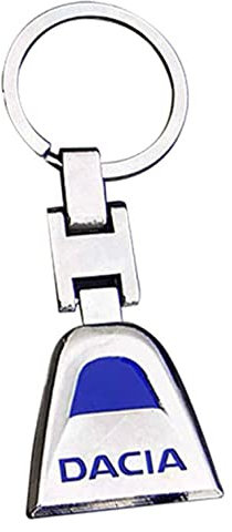Hirondelle Bleue Lot de 2x Porte Clé en métal générique compatible Auto (Duster Sandero Logan, Dokker, Lodgy) Expédié depuis France