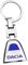 Hirondelle Bleue Lot de 2x Porte Clé en métal générique compatible Auto (Duster Sandero Logan, Dokker, Lodgy) Expédié depuis France