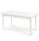 Mar.c.a. Design - Table extensible jusqu'à 220 cm avec pieds tournés en bois de peuplier blanc mat, table Arte Povera Made in Italy - Taille 140 x 80 cm fermé et 220 x 80 ouvert