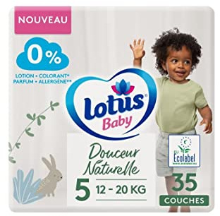 Baby - Couches - Douceur naturelle - Taille 5 - x35