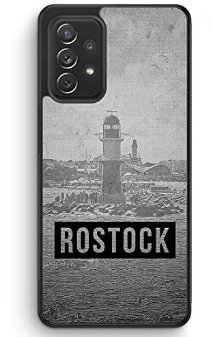 SW Rostock - Silikon Hülle für Samsung Galaxy A52s 5G - Motiv Design - Cover Handyhülle Schutzhülle Case Schale