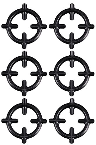 TOPBATHY 6stücke Gas Herdgestell Aus Eisen Für Gasherd Kaffeekannenhalter Geeignet Für Zuhause Und Restaurant Langlebig Und Stabil