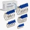 AZISHA Fascette Metalliche Stringitubo 10-70mm - 25 Pezzi Fascette Stringitubo Inox - Regolabile Fascetta Stringitubo – Fascette Metalliche Per Tubi Piscina,Giardino,Gas,Lavatrice,Auto E Acqua