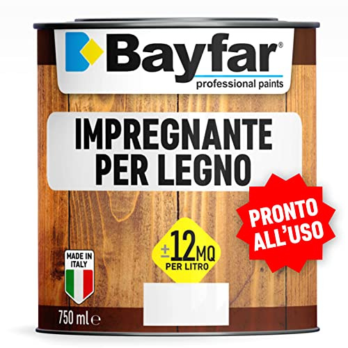 Impregnante per legno da esterno e interno 750ML (Noce)