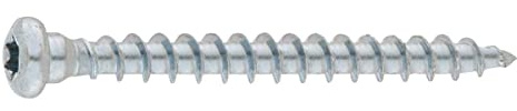 SPAX Holzverbinderschrauben SXCS, Ø 5,0 x 40 mm, 500Stück, Vollgewinde, T-STAR T20, WIROX A9J - 35705006104015