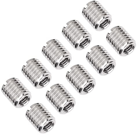 Reduziermutter, 10-teiliger Selbstschneidender Gewindeeinsatz Zum Reduzieren und Reparieren von M6x1,0-Innengewinde und M10x1,5-Außengewinde-Verlängerungswerkzeug