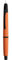 Majohn A2 Press Fountain Pen Extra Fine Nib with Box, Retractable Orange Resin Ink Pen with Converter Writing Pen Set (Black Clip Version)