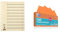 Pagna 44108-09 PAGNA Trennblätter 300x245x27 chamois 230g/qm, Inh.100 & Oxford Trennstreifen, aus Karton, gelocht, 190 g/m², orange, 100 Stück