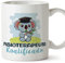 MUGFFINS Tazas para FISIOTERAPEUTA hombre - En Español - Koalificado/koalificada - 11 oz / 330 ml - Regalo original y divertido