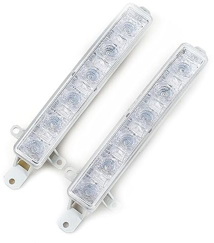 WOZIES Nebelscheinwerfer auto 2 Stück Auto-Frontstoßstangen-Nebelscheinwerfer 9802795580 Nebelscheinwerfer Für Citroen C3 MK2 2009–2016